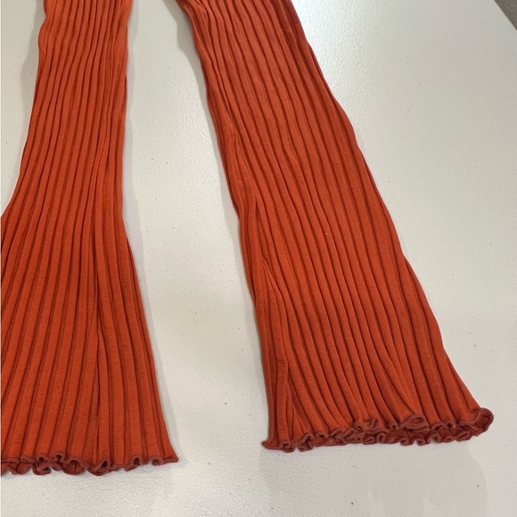SIMON MILLER Cyrene Ribbed Knit Pants in Burnt Orange, Size Extra Small, NEW - Picture 12 of 12